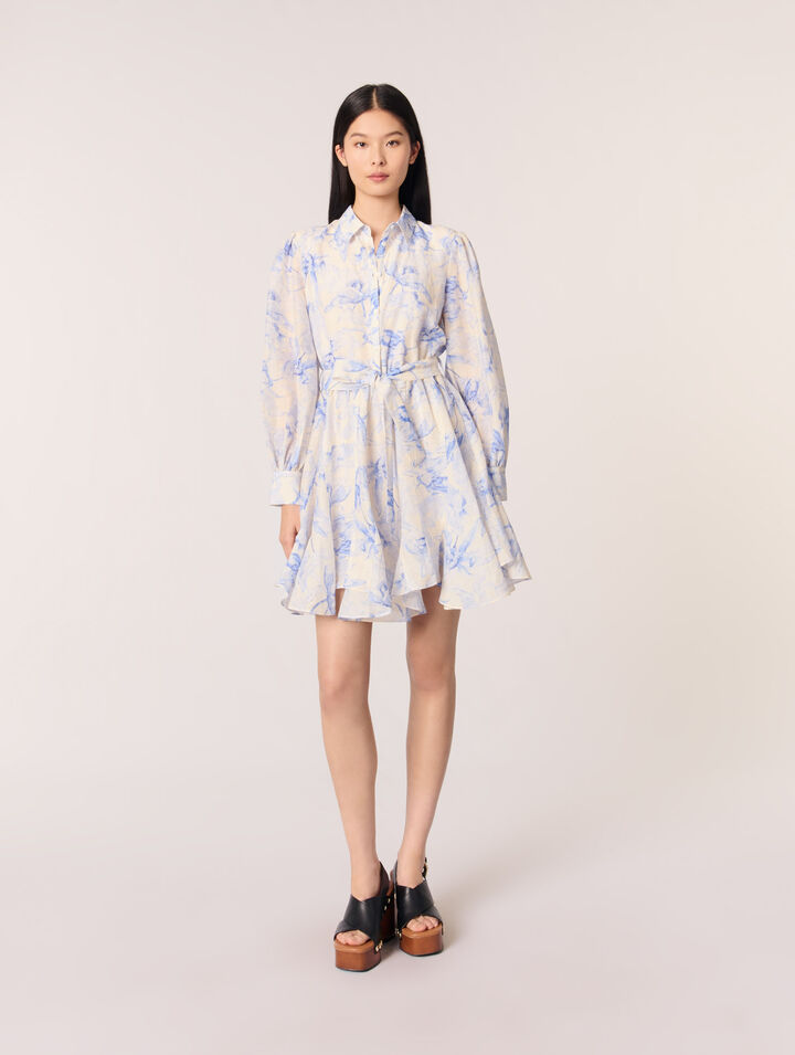 Hemdkleid mit Print
