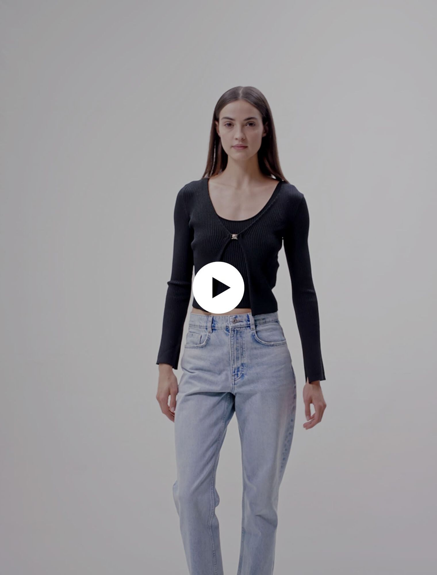 TWINSET AUS STRICK MIT STRETCH-ANTEIL