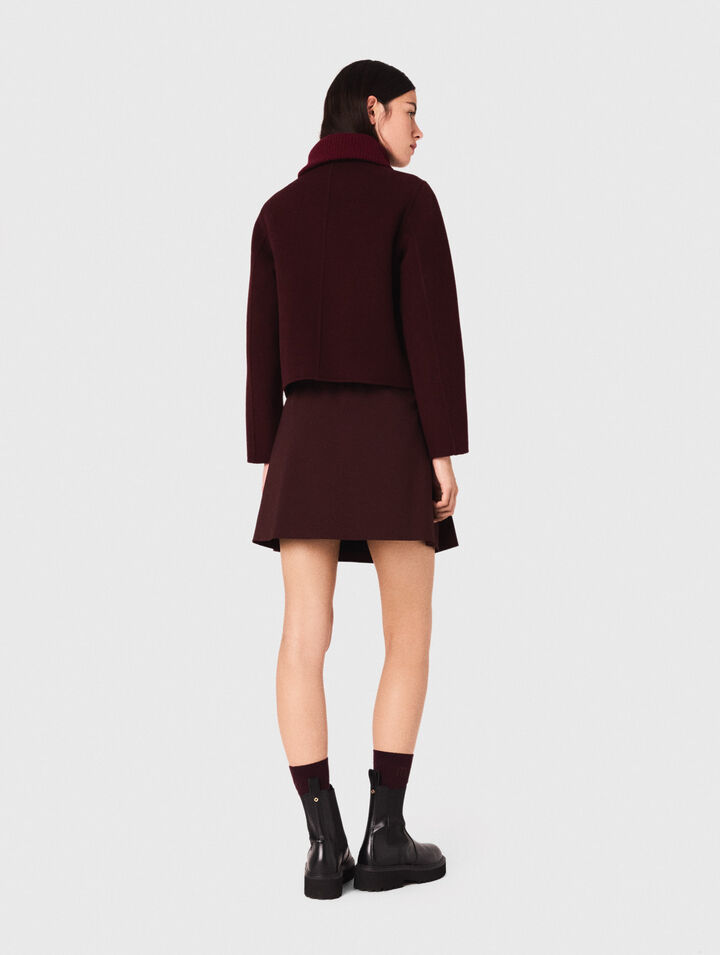 Kurze, wendbare Doubleface-Jacke