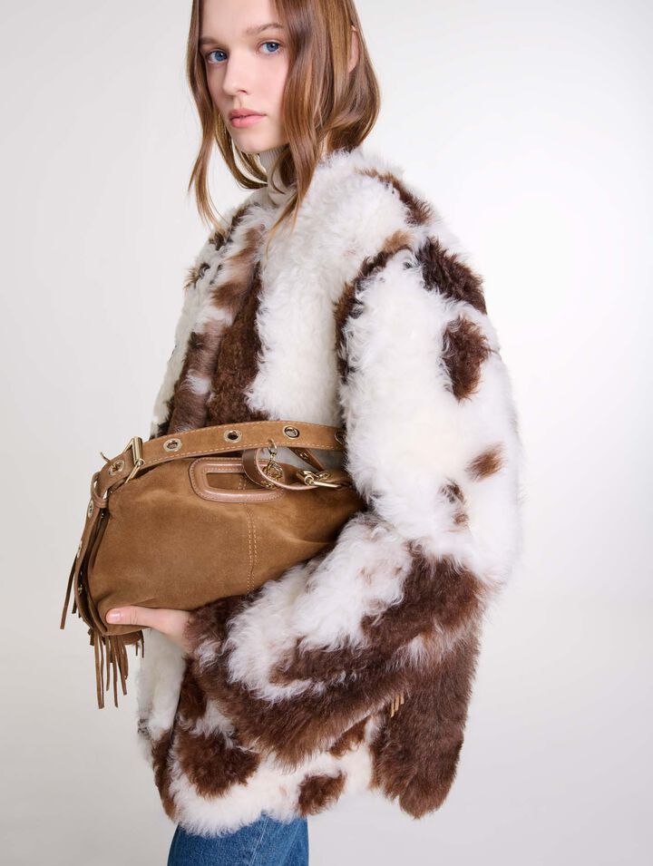 Wendbare Lammfelljacke