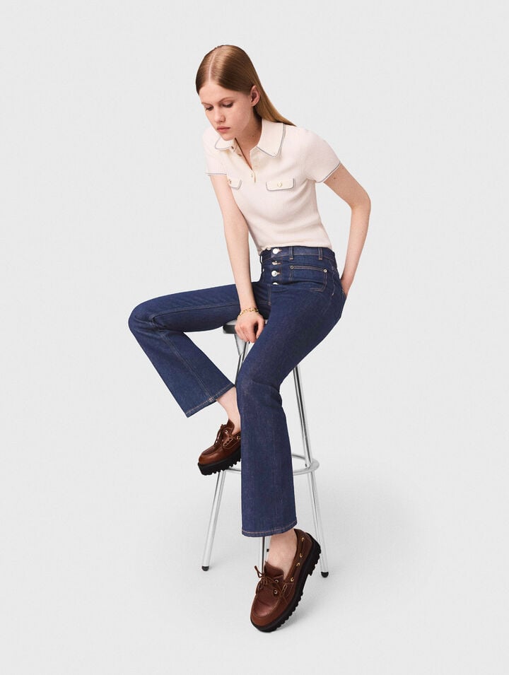Denim-Jeans mit Taschen