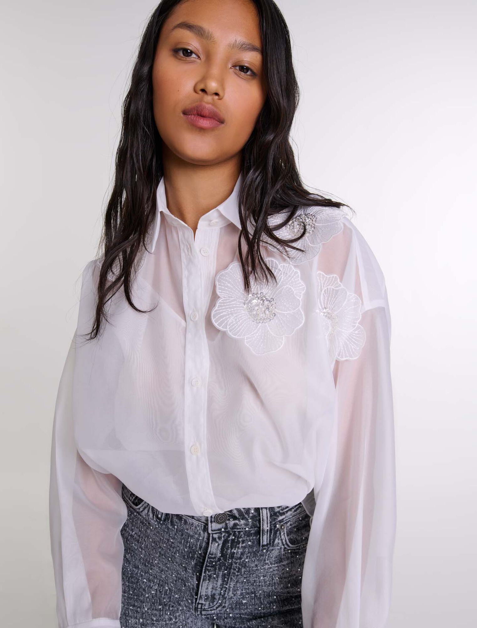 Hemd aus Organza