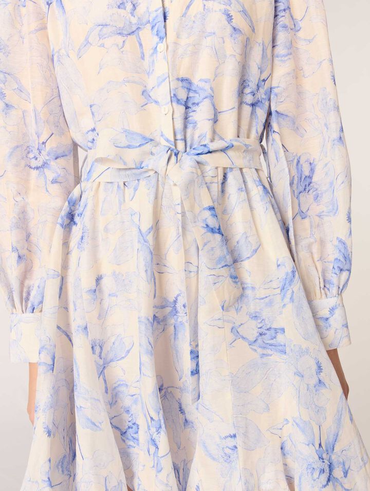 Hemdkleid mit Print
