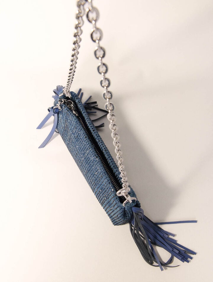 Clutch Miss M Pouch aus Denim