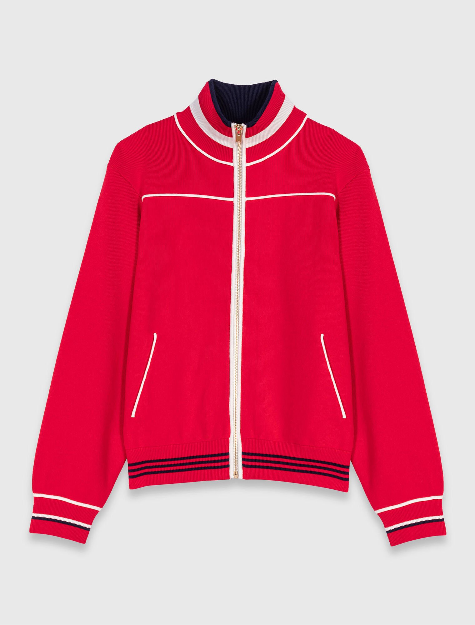 Cardigan mit Reißverschluss