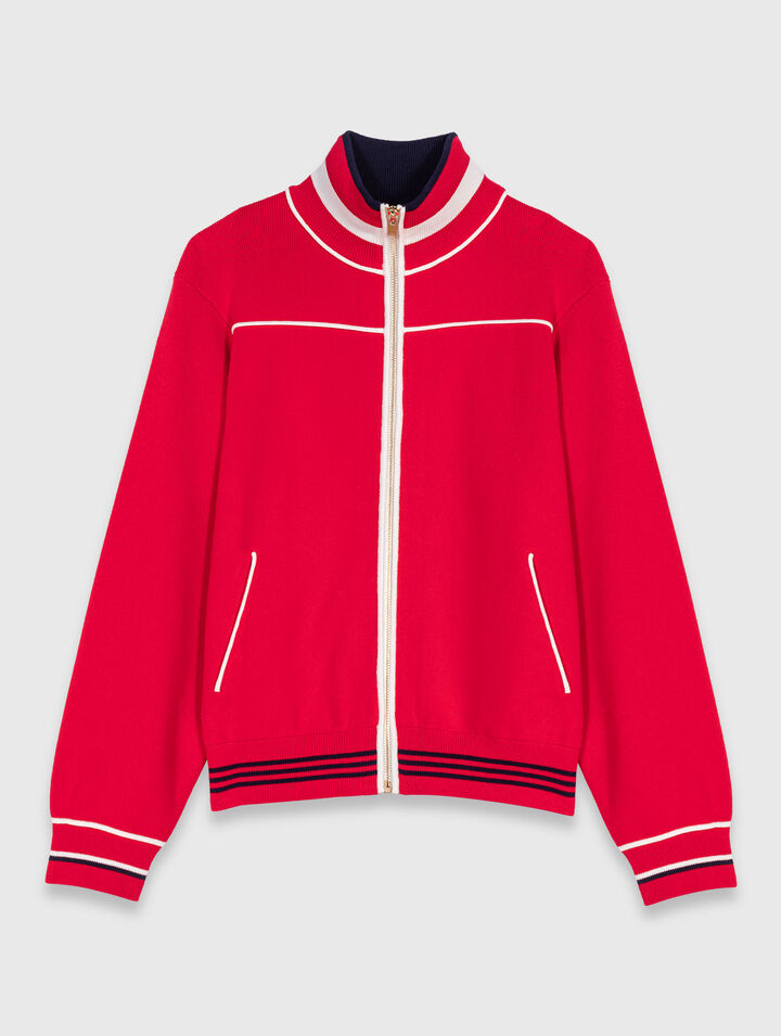 Cardigan mit Reißverschluss