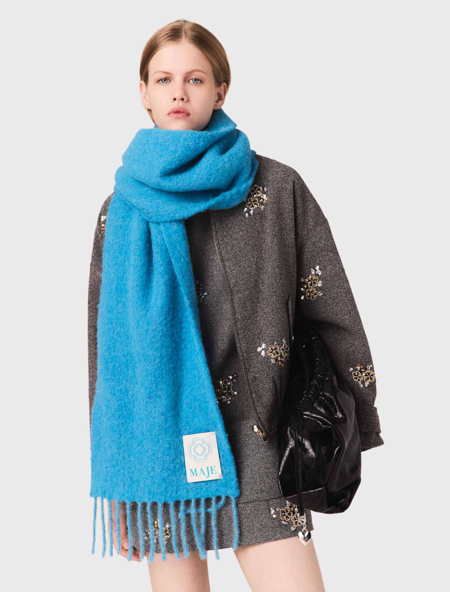 Bestickte Bomberjacke