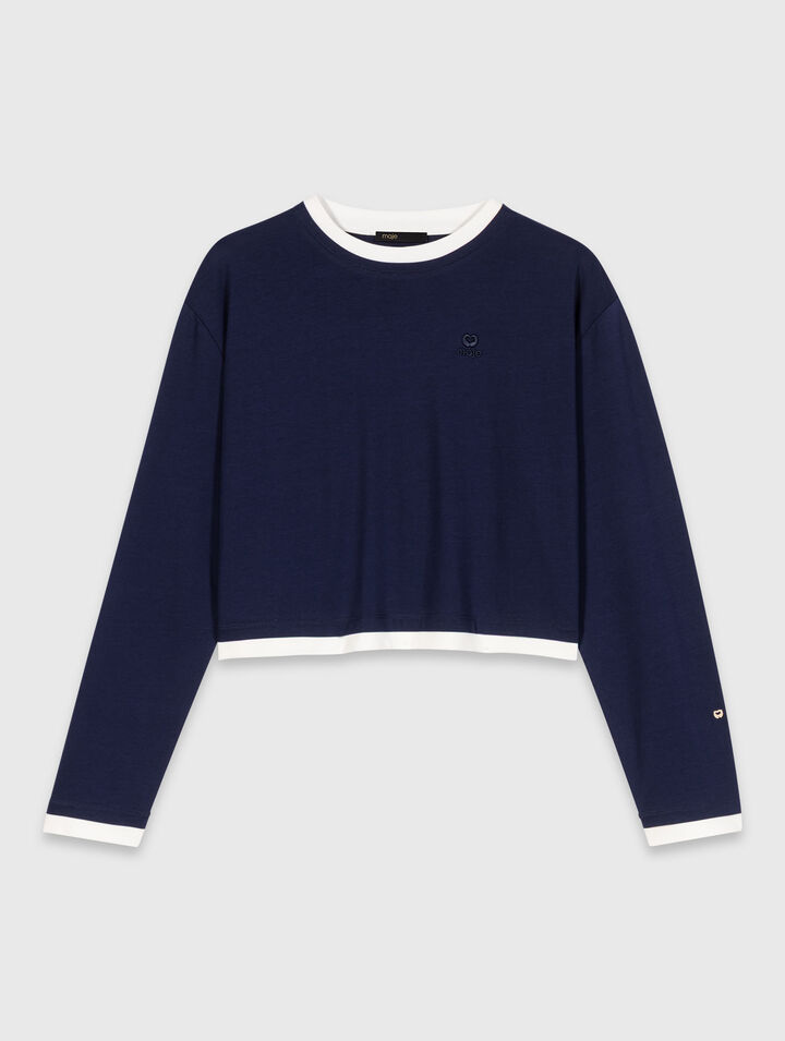 T-Shirt im Lagen-Look