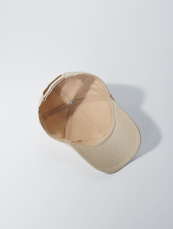 Cap aus Leinen und Baumwolle