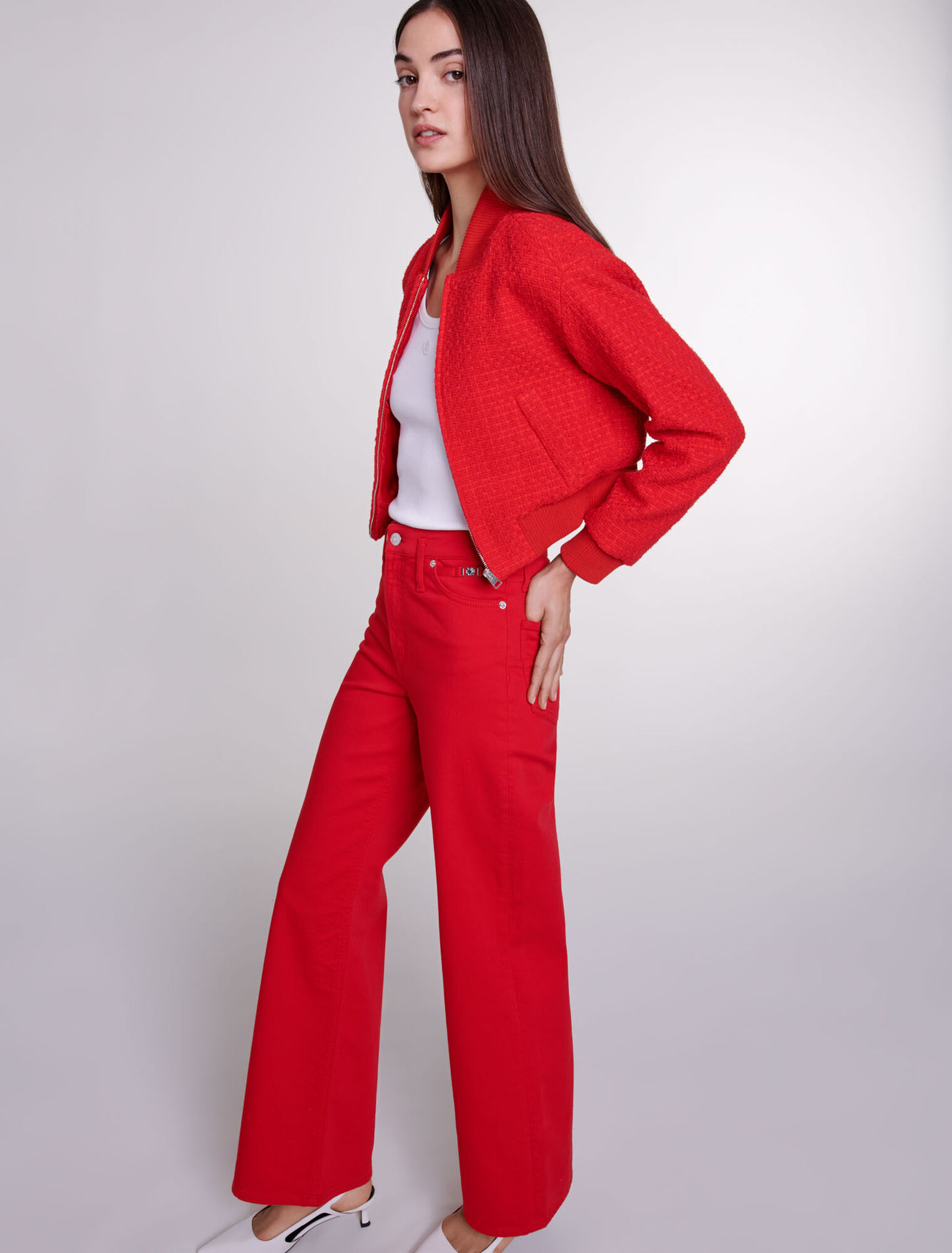 Weite Denim-Jeans