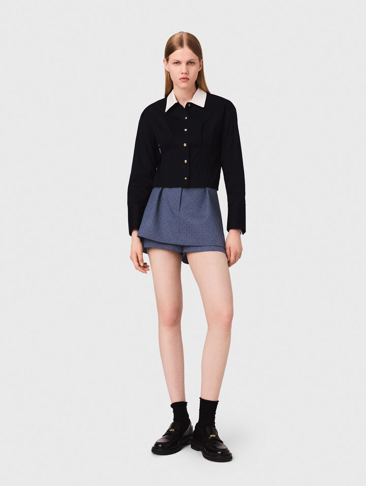 Shorts mit Strass