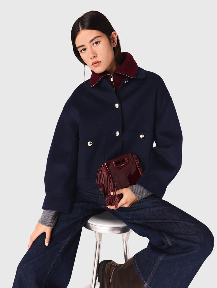 Kurze Wolljacke