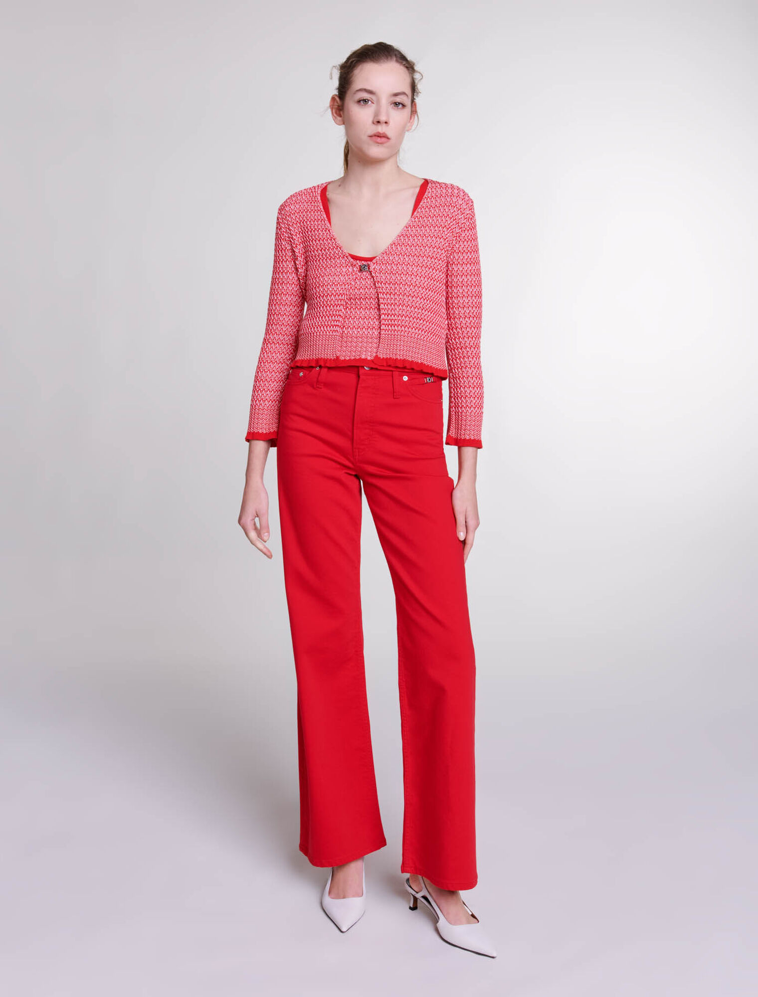 Weite Denim-Jeans