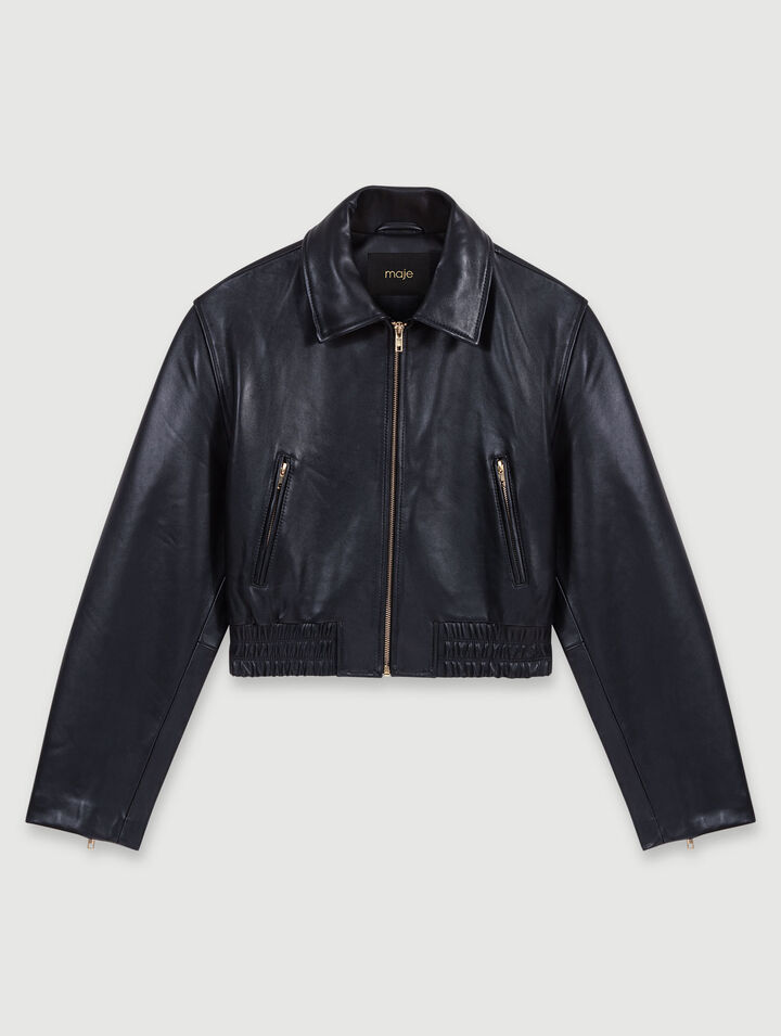 Lederblouson