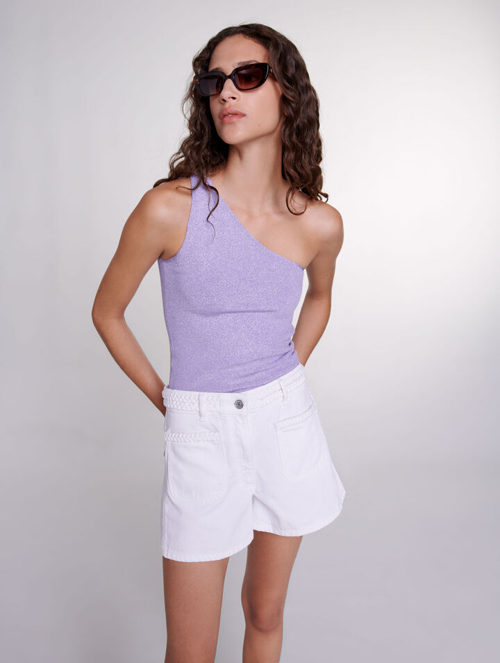 Asymmetrisches Metallic-Top