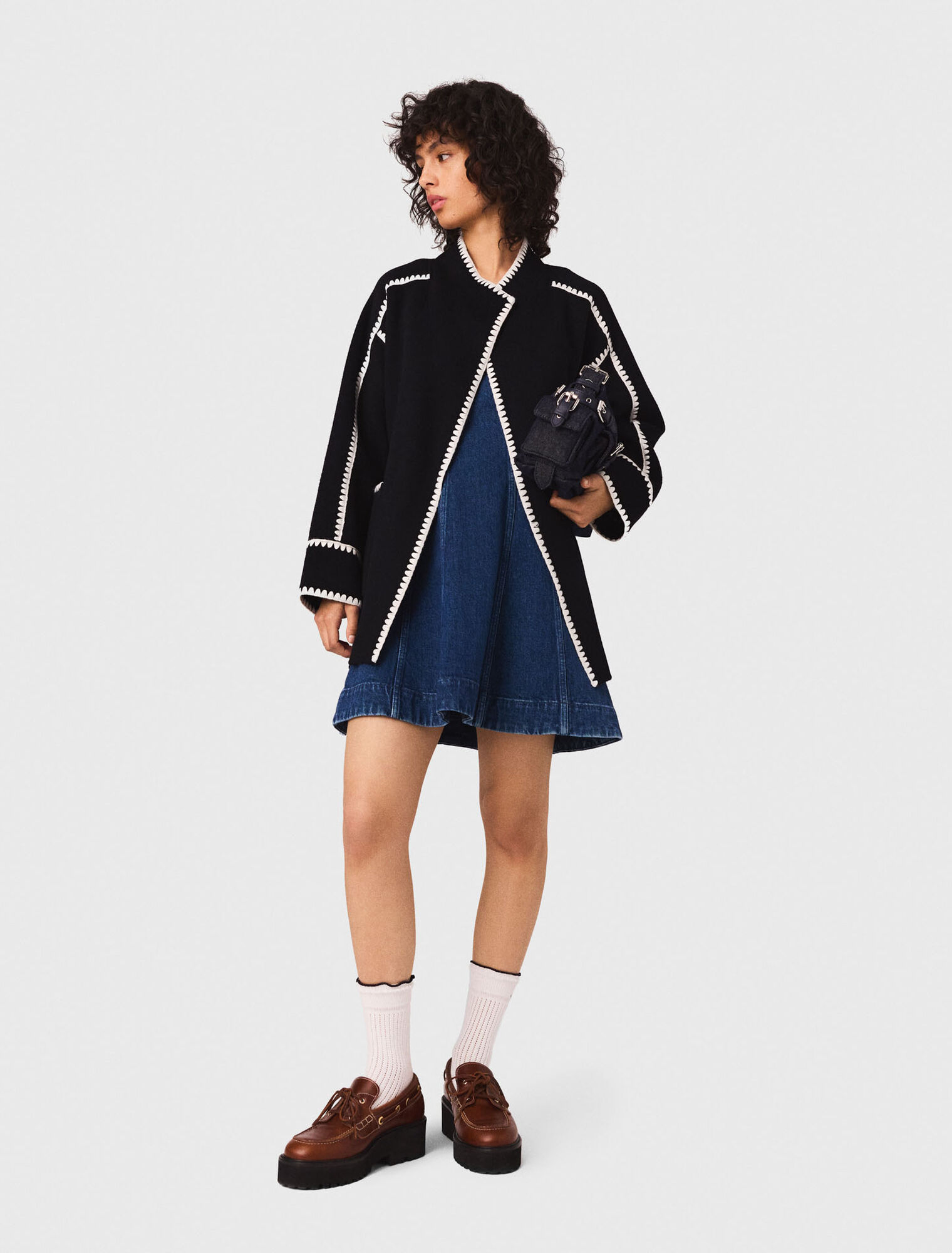 Kurzer Doubleface-Mantel