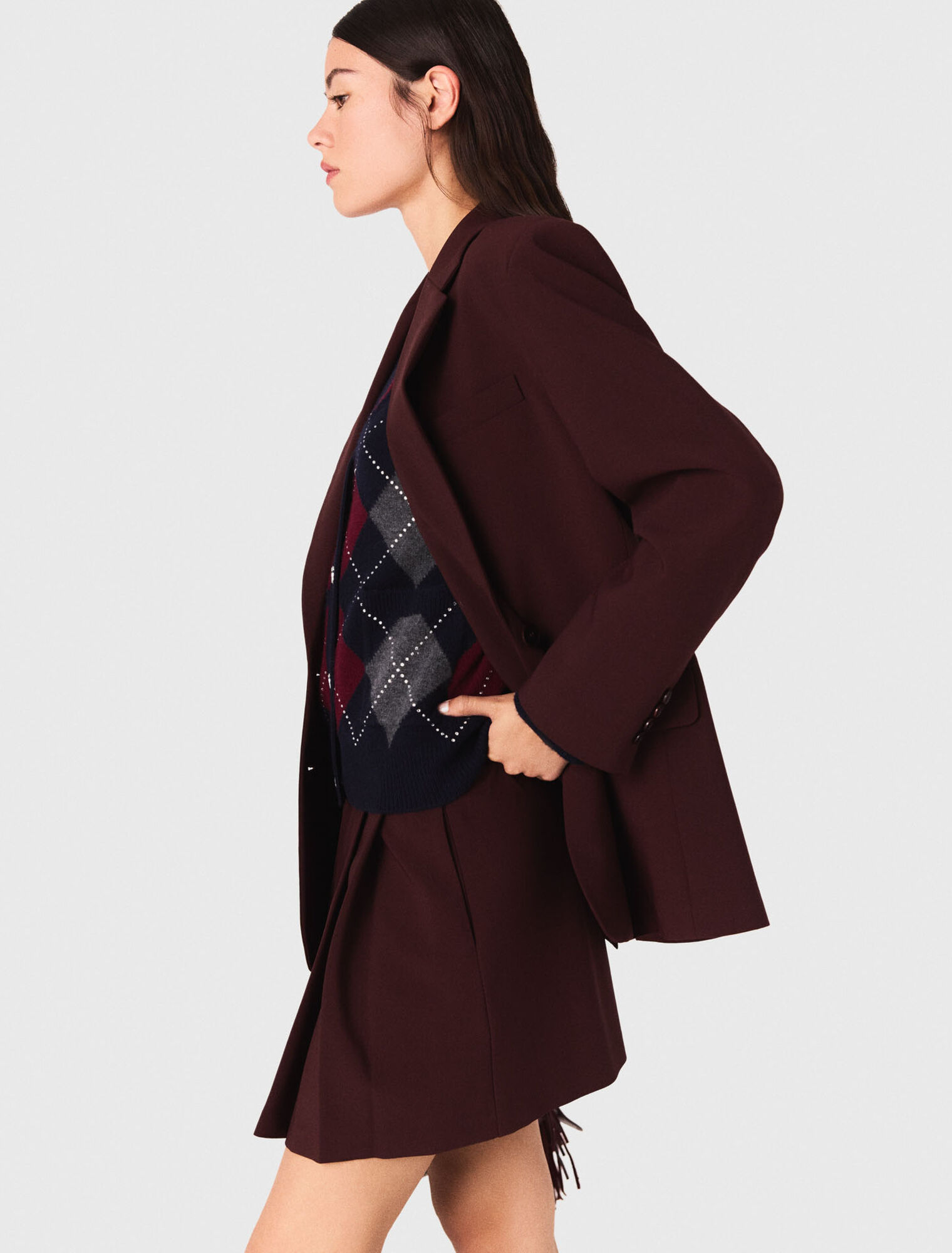 Kostümjacke mit Gürtel