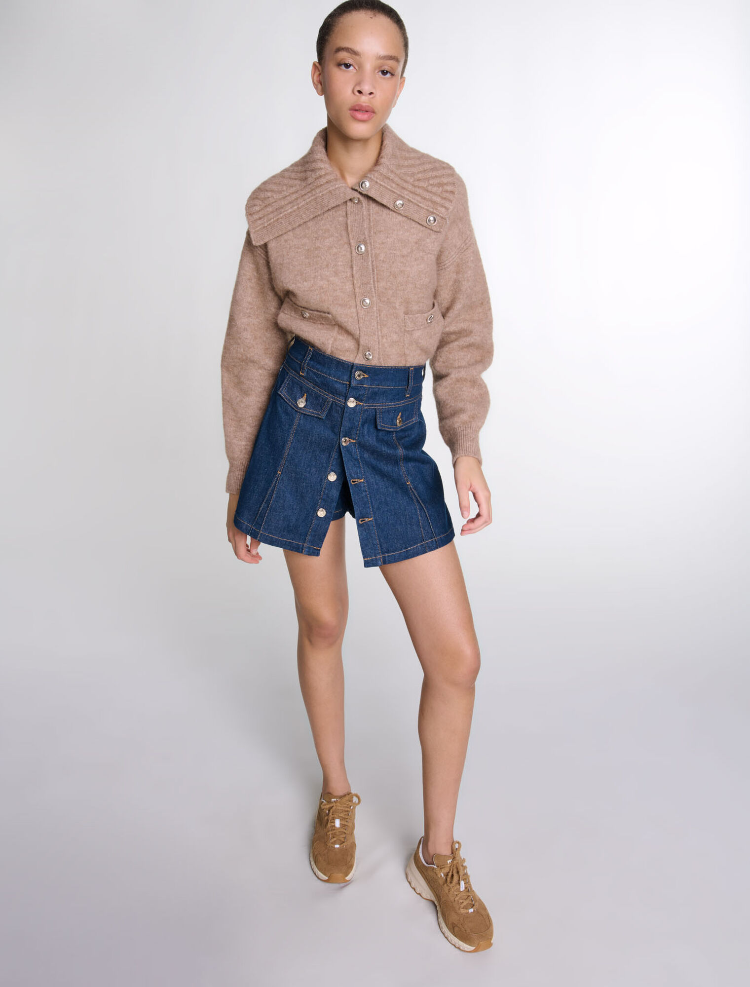 Trompe-l'Œil-Denimshorts