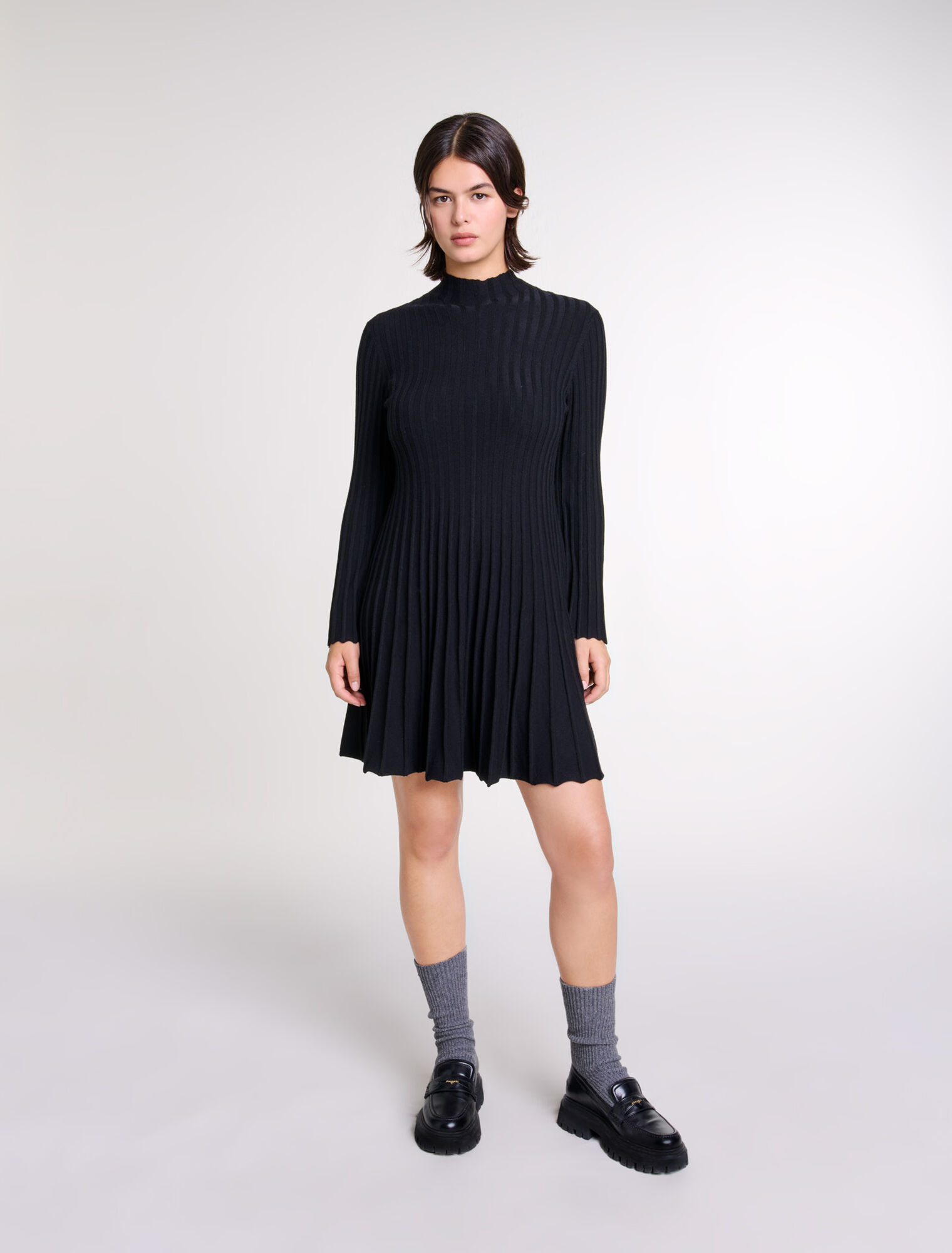 Kurzes Strickkleid