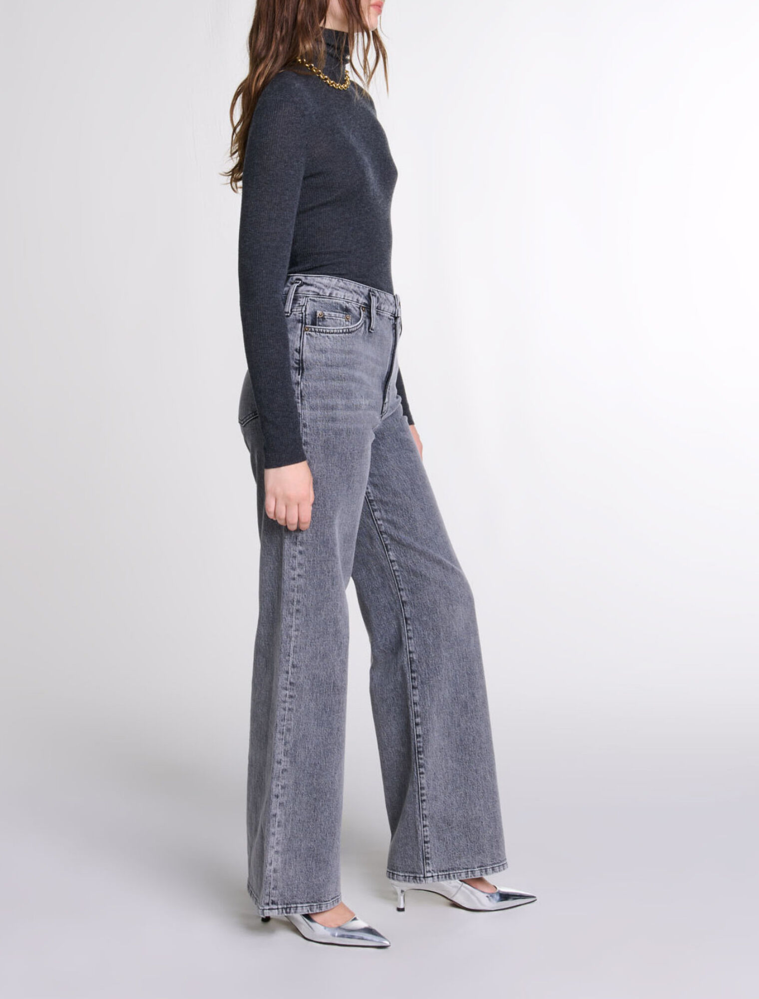 Pullover aus Wolle und Seide