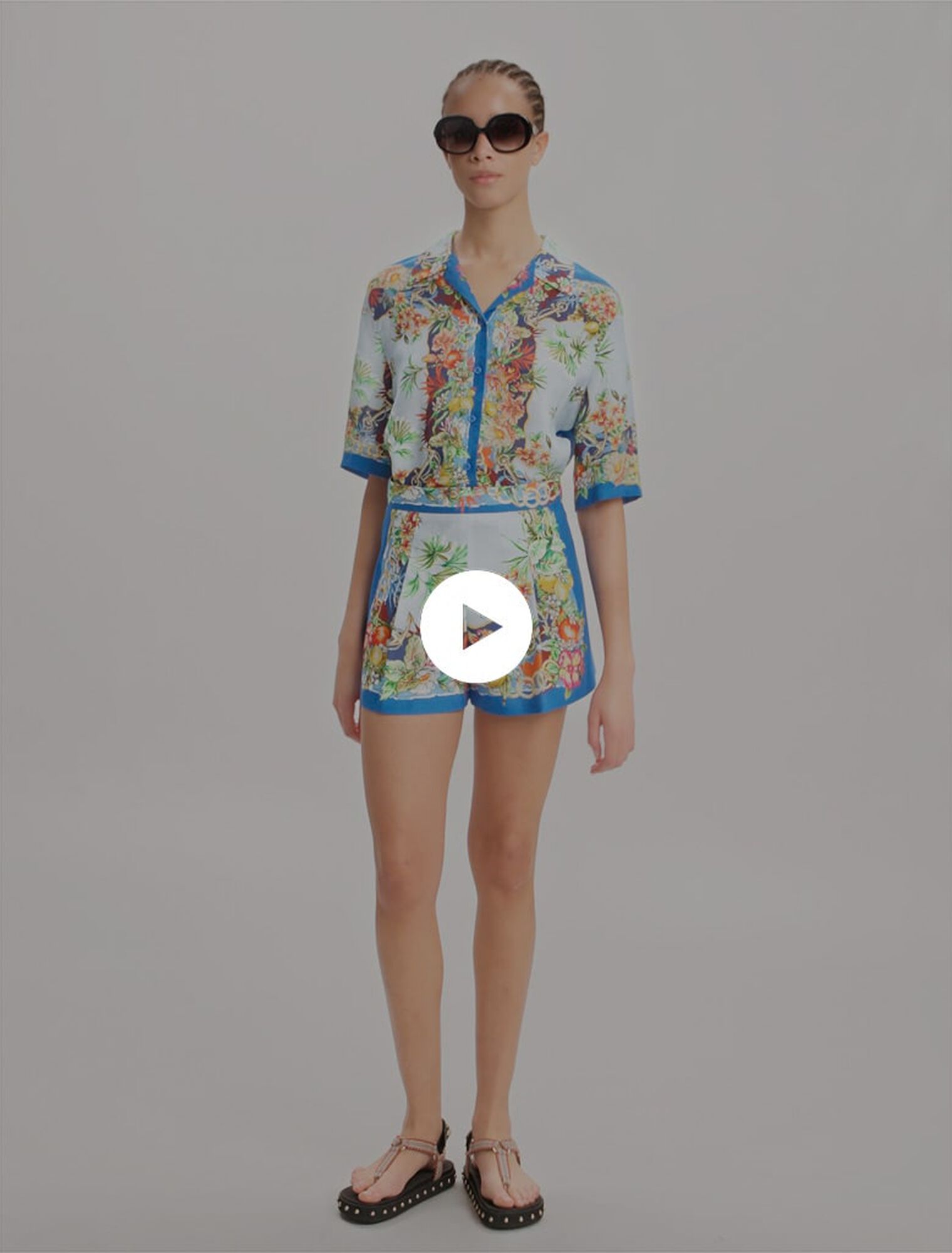 Gemusterte Shorts