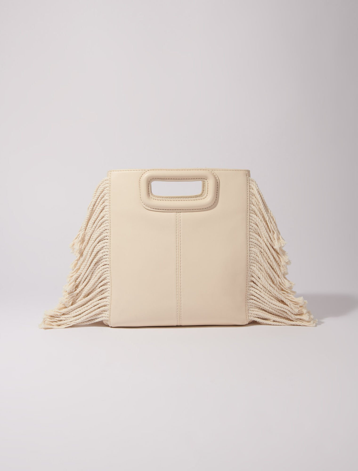 Bestickte Tasche M mit Spitzenoptik