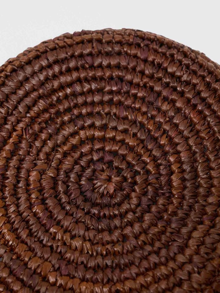 Bunter Bob aus nat&uuml;rlichem Bast