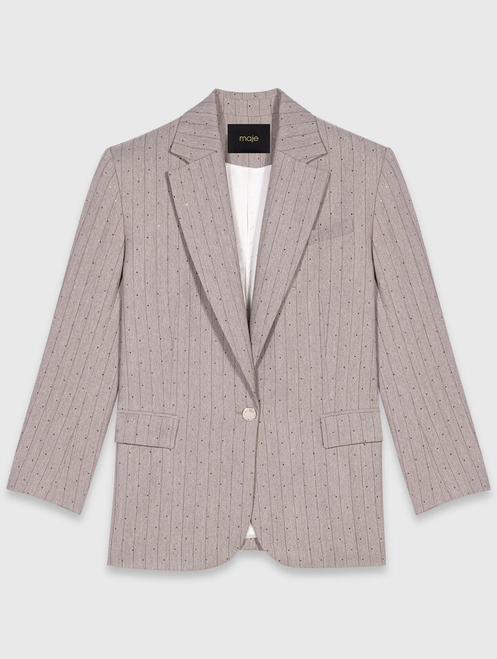 Blazer mit Strass