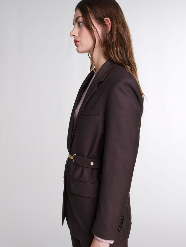 Kostümjacke mit Gürtel