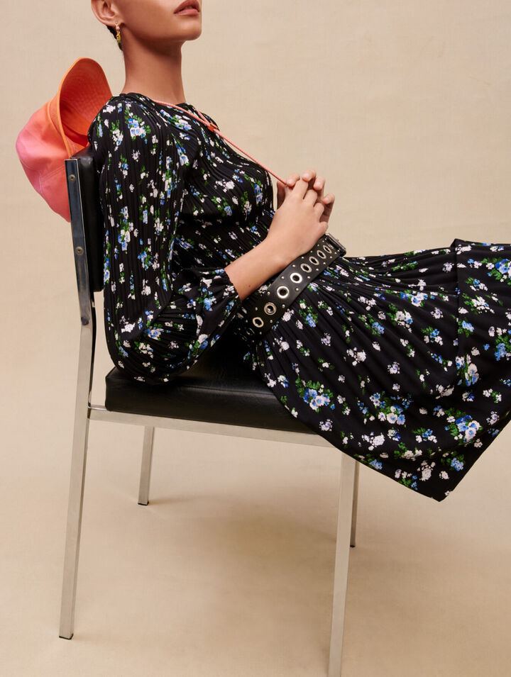 Kleid mit Blumen-Print