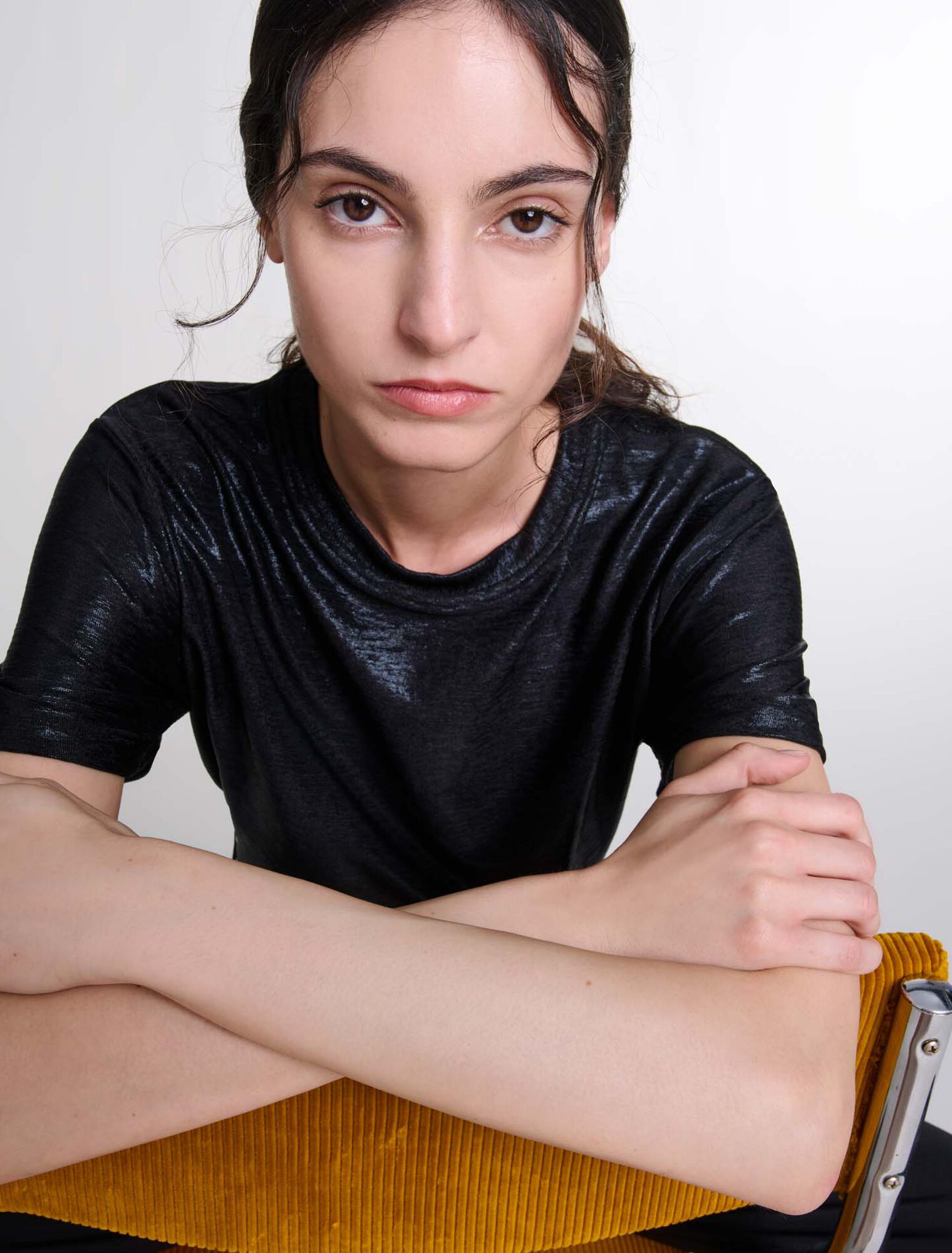 T-Shirt aus Lamé