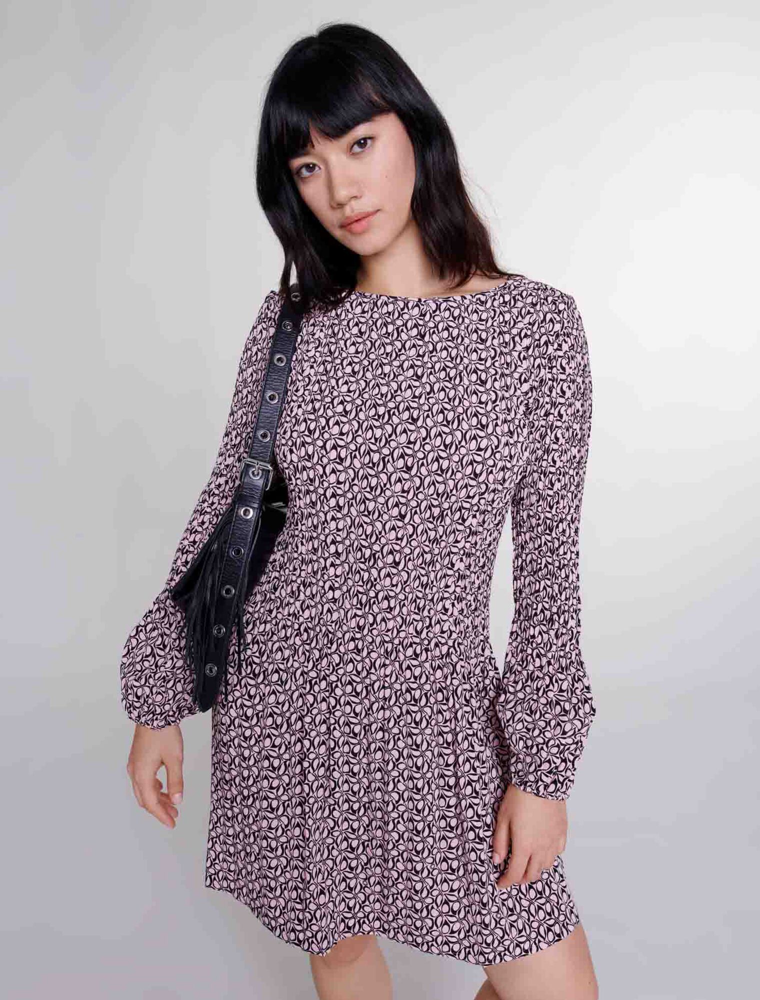 Kurzes Kleid mit Print