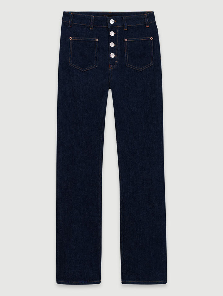 Denim-Jeans mit Taschen