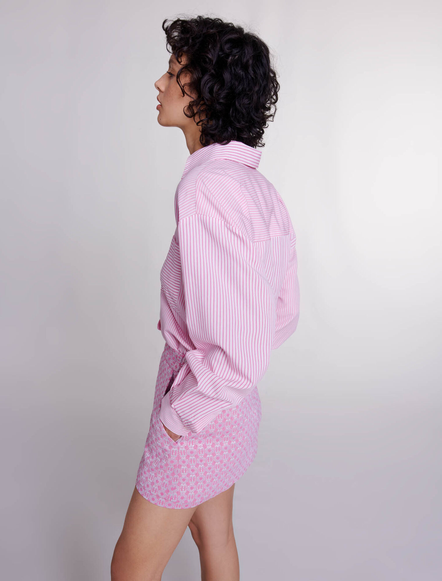Skort aus Jacquardstoff