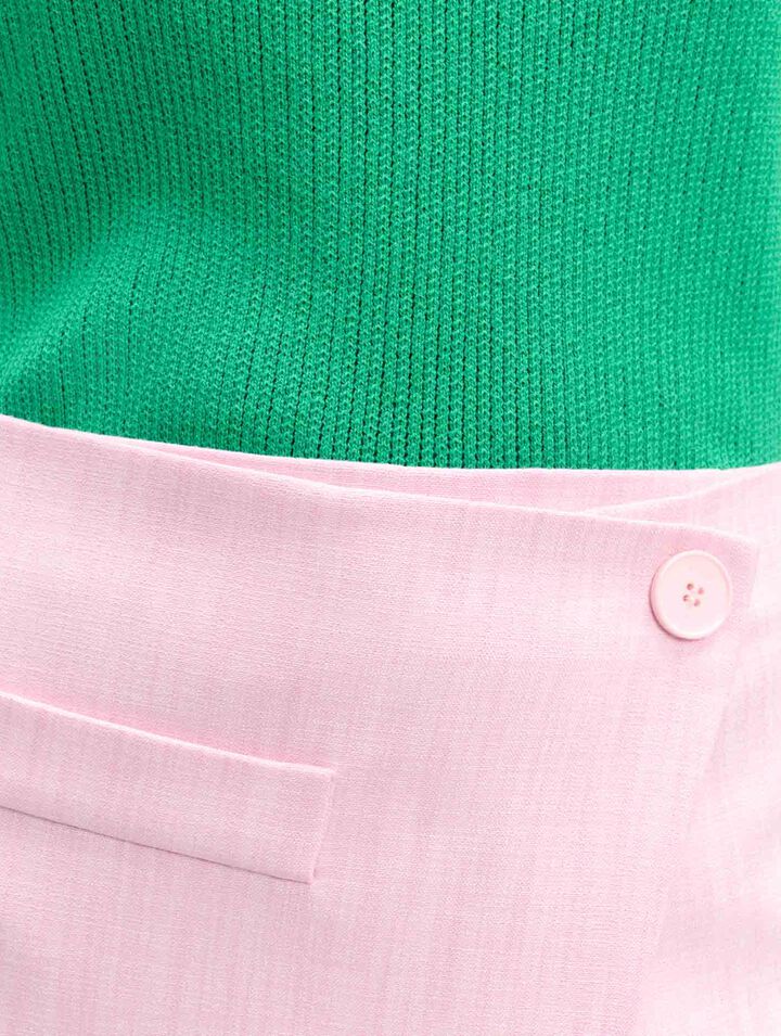 Poloshirt aus Pointelle-Strick