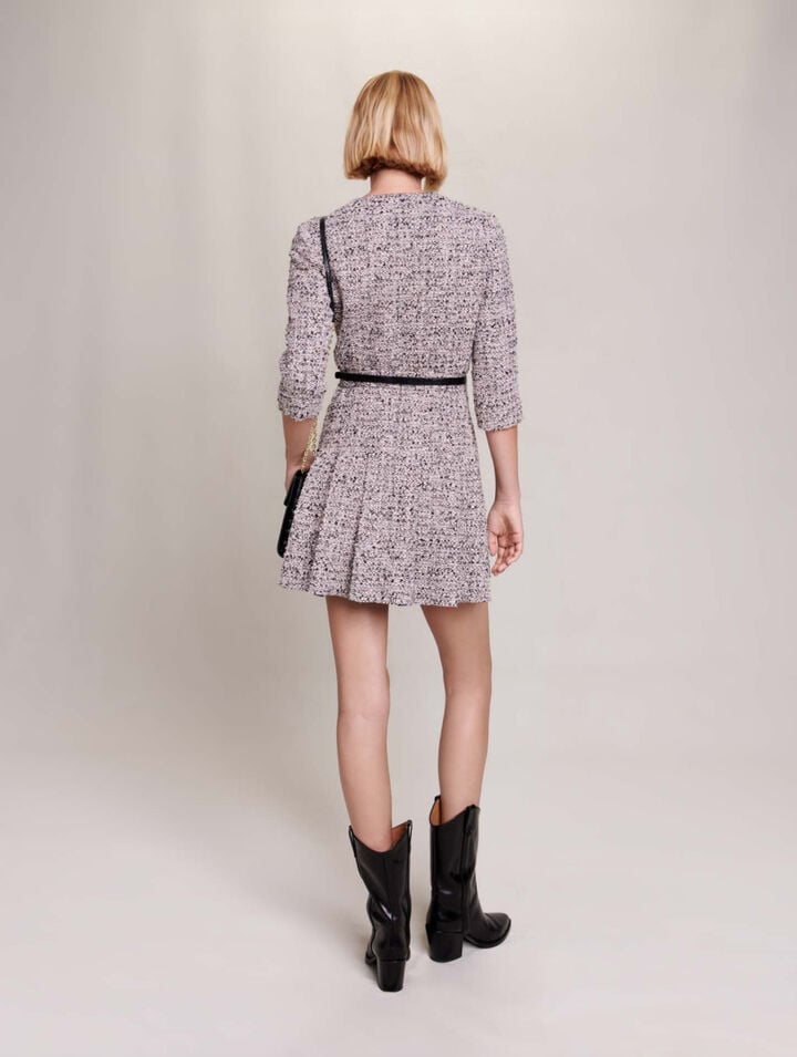 Kurzes Tweedkleid