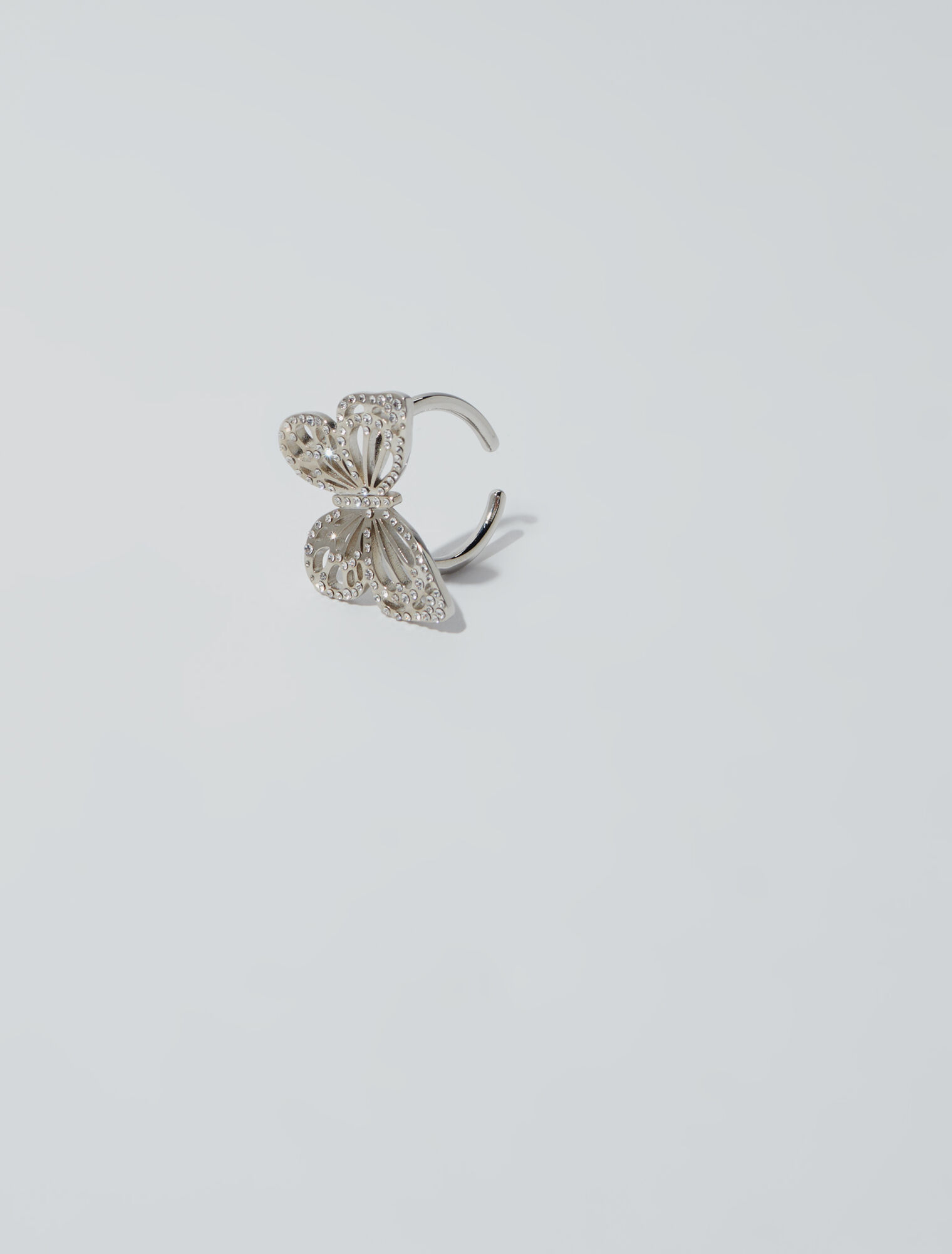 Schmetterlingsring mit Strass