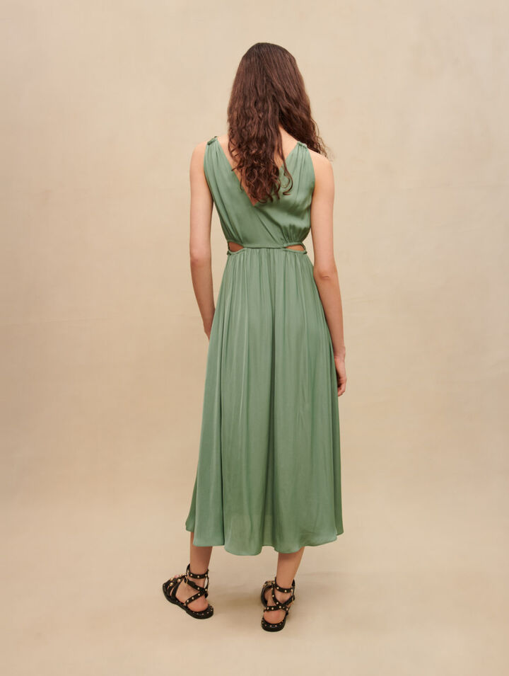 Durchbrochenes Midikleid
