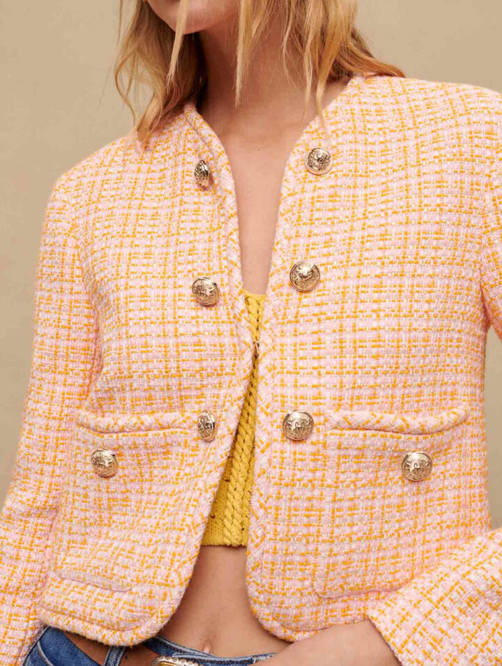 Jacke aus Tweed