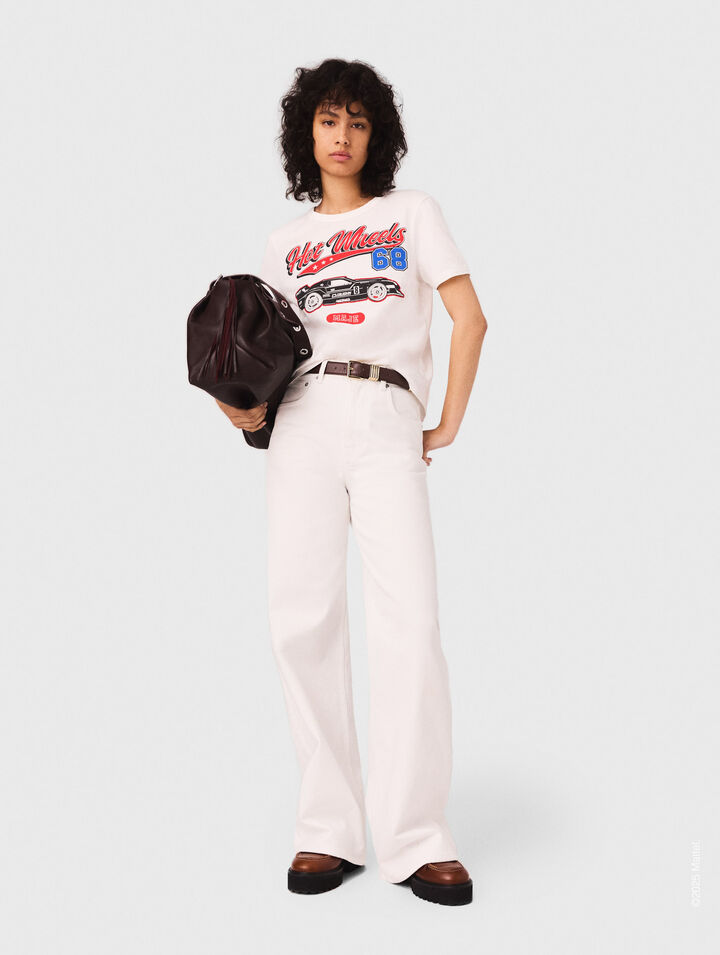 Gemustertes T-Shirt