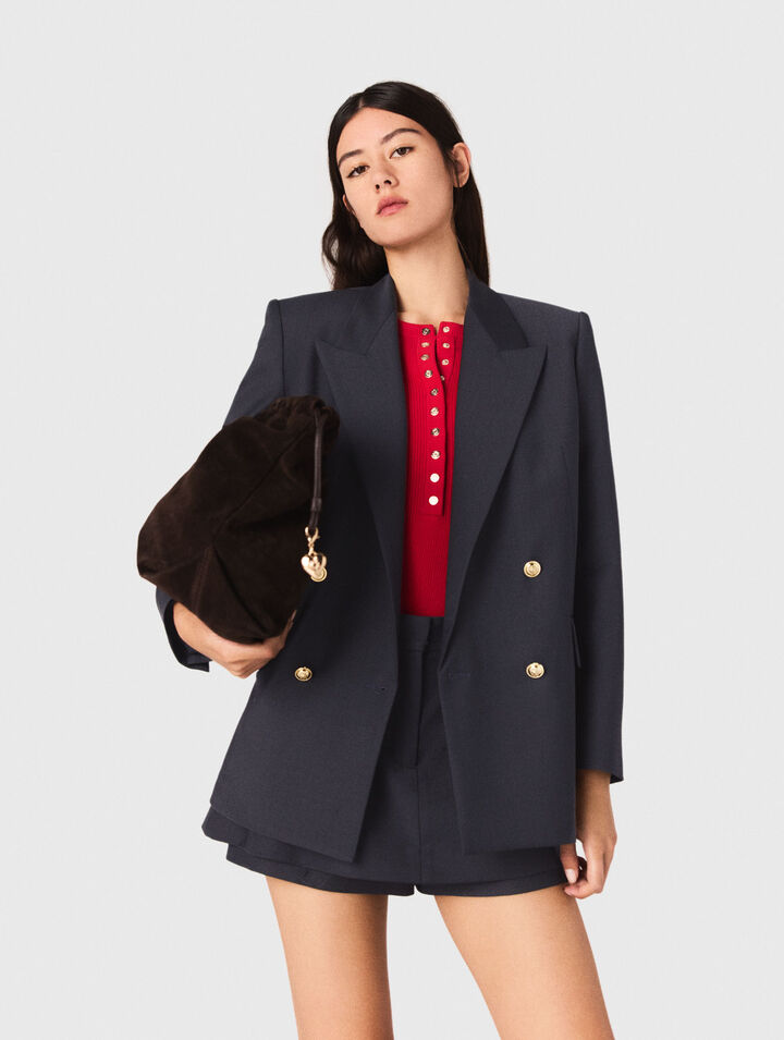 Kostümjacke mit goldenen Knöpfen