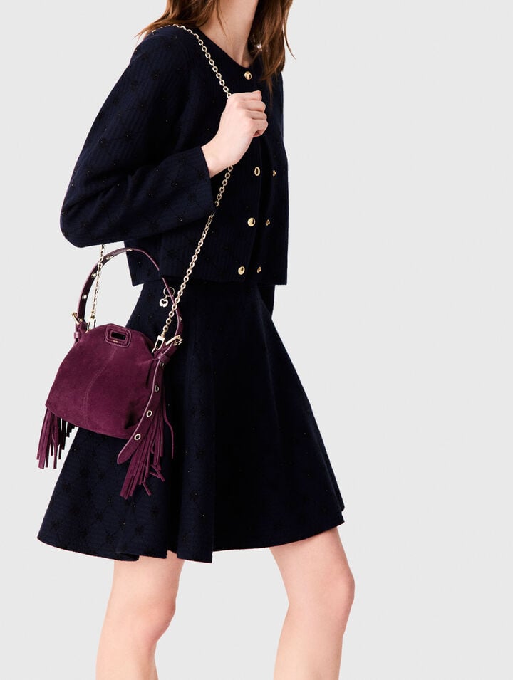 Tasche Miss M Micro aus Wildleder