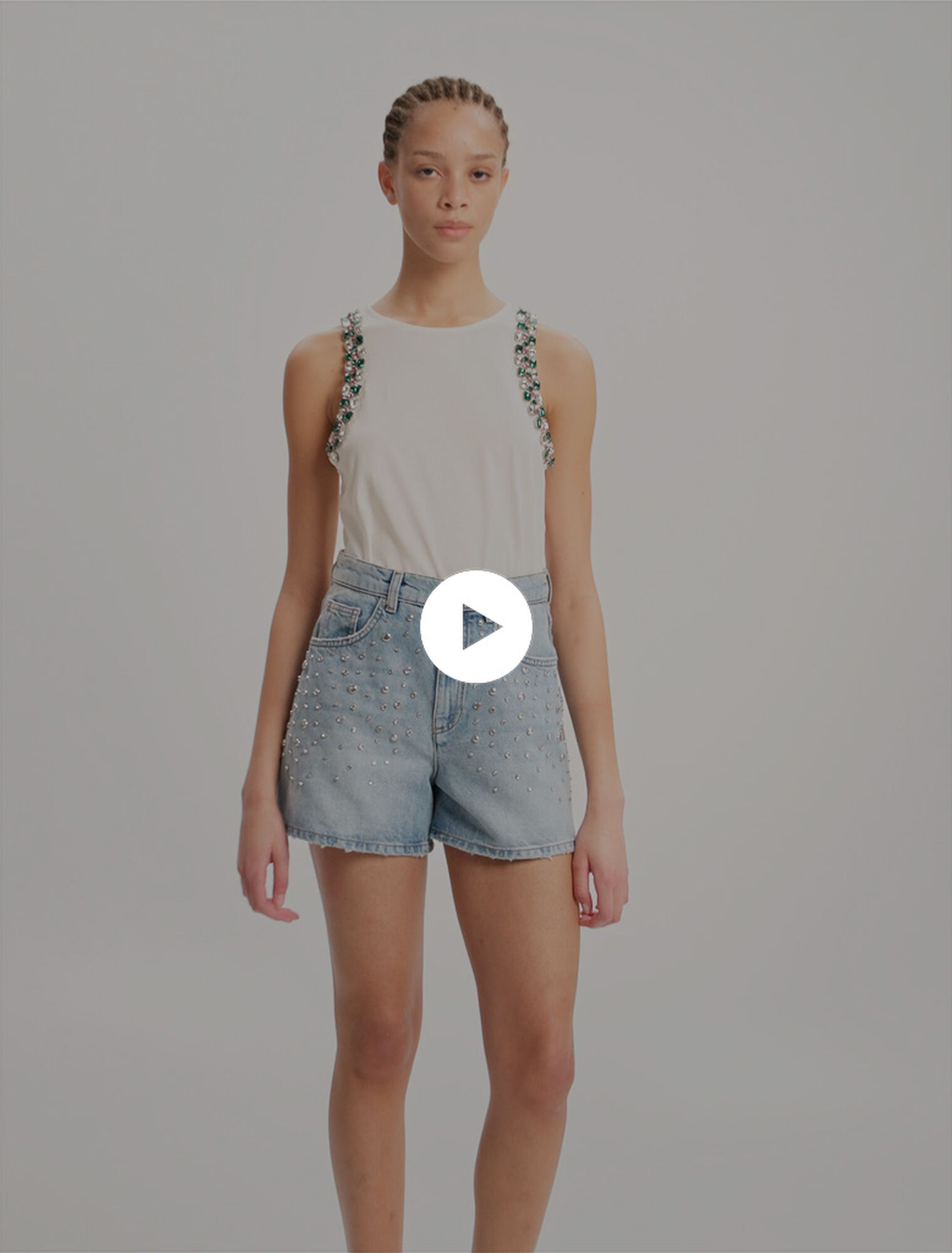 Strass-Tanktop
