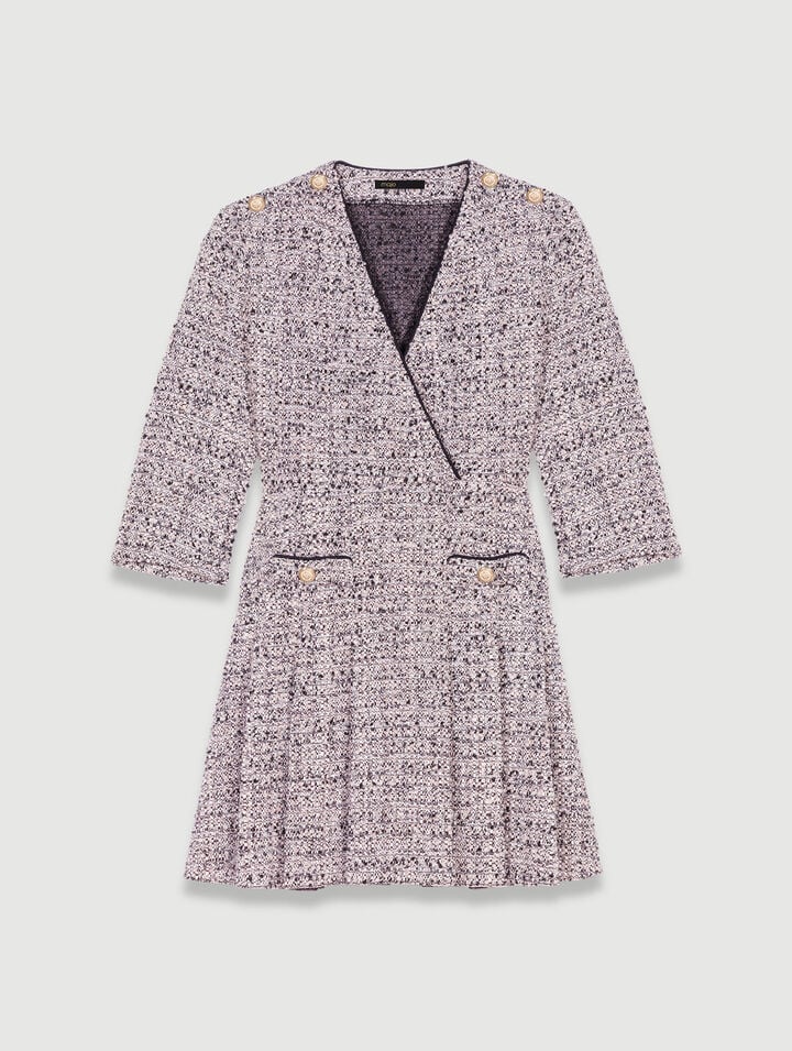 Kurzes Tweedkleid