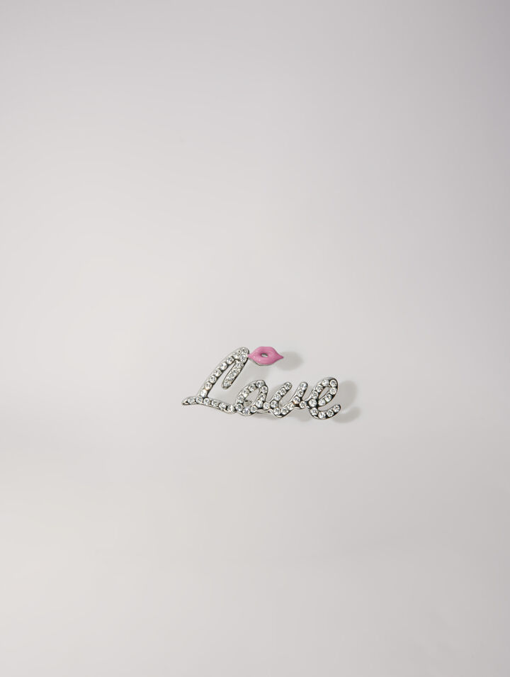Strass-Ring Love