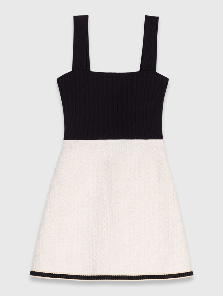 2-in-1-Kleid aus Tweed