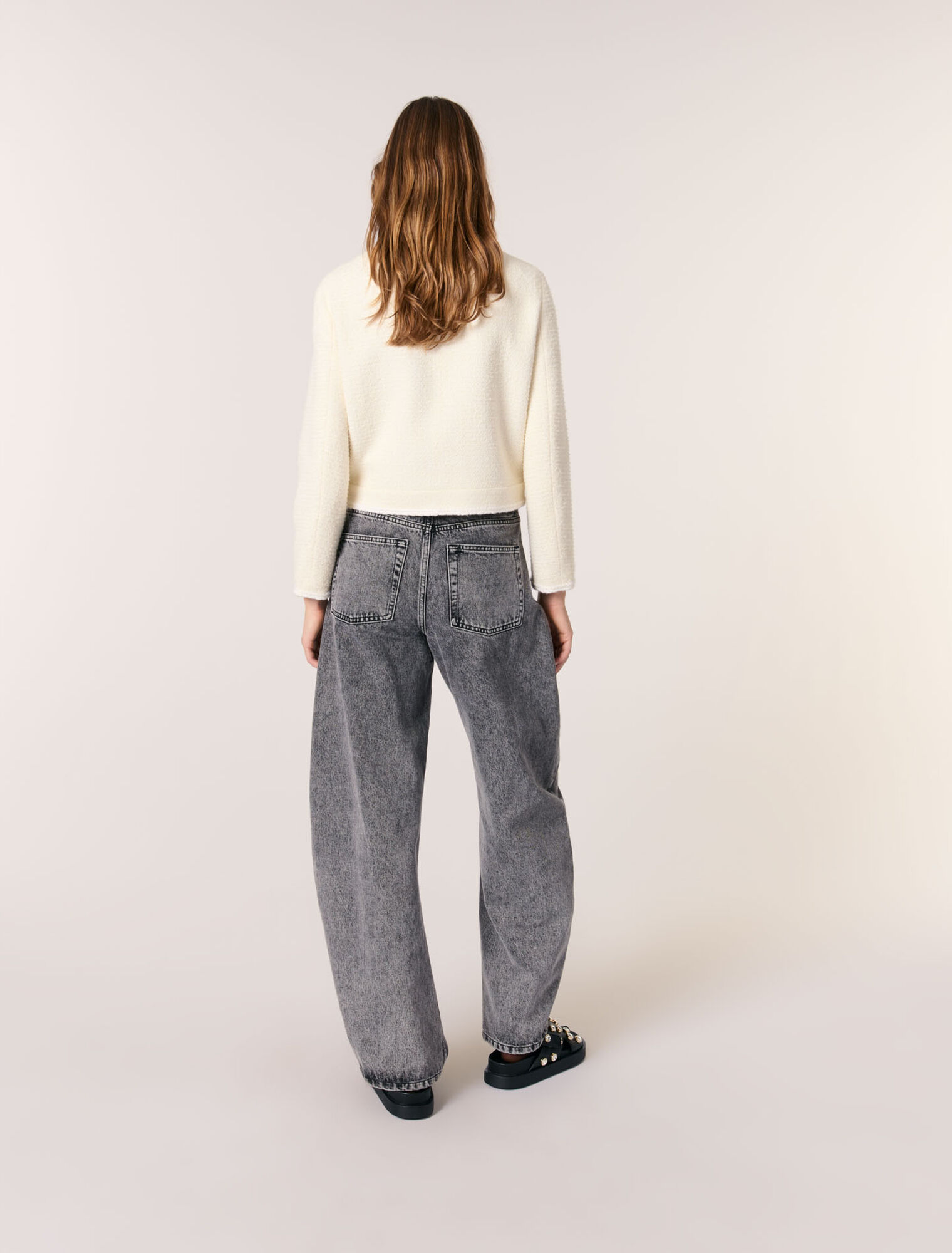 Kurze Tweedjacke