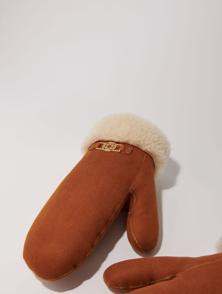 Fausthandschuhe aus Lammfell