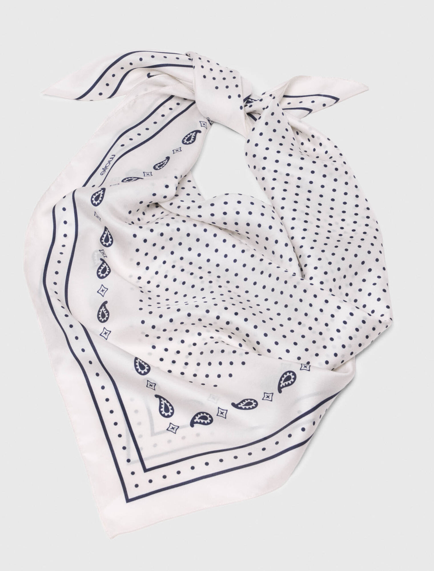 Bedrucktes Seidentuch 90x90