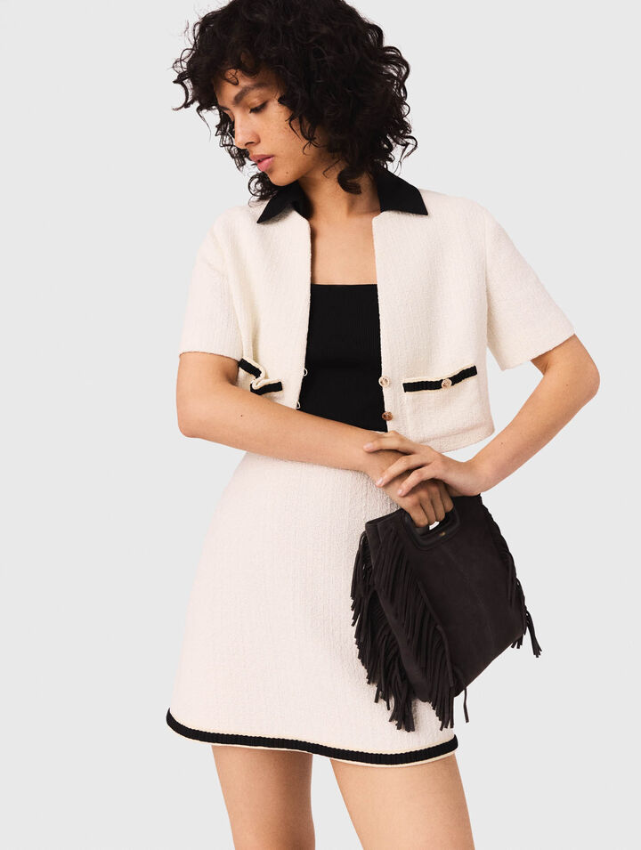 2-in-1-Kleid aus Tweed